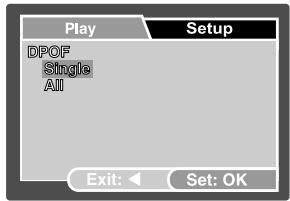 GENIUS P517 - Setting the DPOF - 2