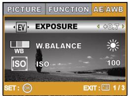 GENIUS P534 - Adjusting the Exposure (EV Compensation) - 1