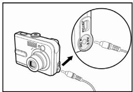 GENIUS P534 - Using the AC Power Adapter (Optional Accessory) - 1