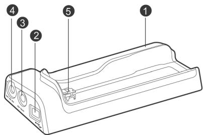 GENIUS P535 - Top View of Docking Cradle - 1