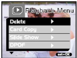 GENIUS P611 - Playback Menu - 1
