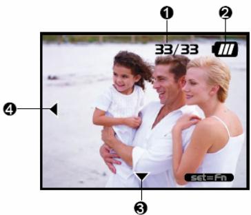 GENIUS P611 - Display icons –Playback Mode: - 1