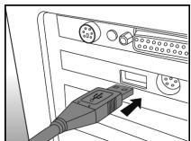 GENIUS P611 - Step 2: Connecting the camera to your computer - 1