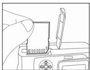 GENIUS P633 - Inserting the SD card - 1