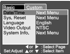 GENIUS P633 - Date/Time - 1