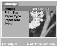 GENIUS P713 - Settings and printing image - 2