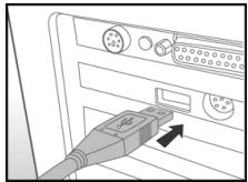GENIUS P713 - Step 2: Connecting the digital still camera to your computer - 1