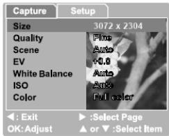 GENIUS P713 - Capture Menu - 1