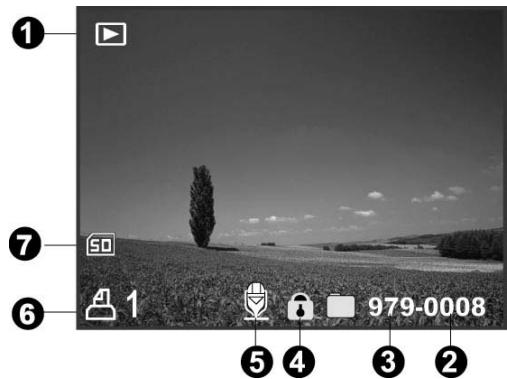 GENIUS P8565 - Playback mode [ ] -Still image playback - 1