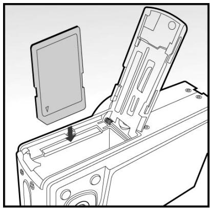 GENIUS P8565 - Inserting the SD memory card - 1