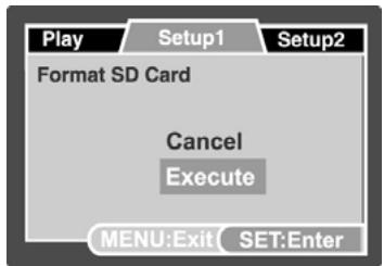 GENIUS P8565 - Formatting the SD Memory Card or Internal Memory - 2