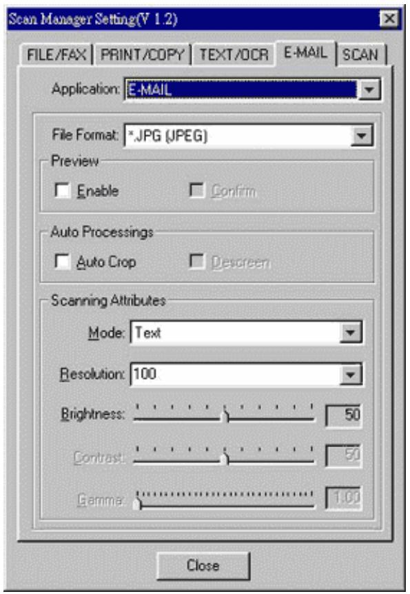 GENIUS SLIM 1200U2 - To Set Up the " E-MAIL " Button - 1