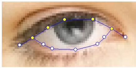 GENIUS SLIM 311R - - How can I make the eyes look more real? - 1