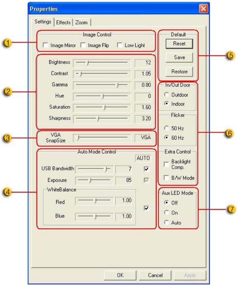 GENIUS SLIM 311R - Settings - 1