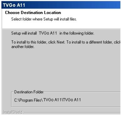 GENIUS TVGO A11 - Install TVGo A11 utility software. - 4