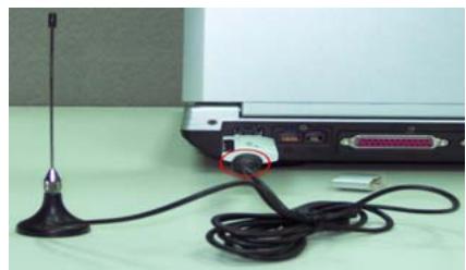 GENIUS TVGO DVB-T02Q MCE - Step 2. Connect the antenna signal line - 3
