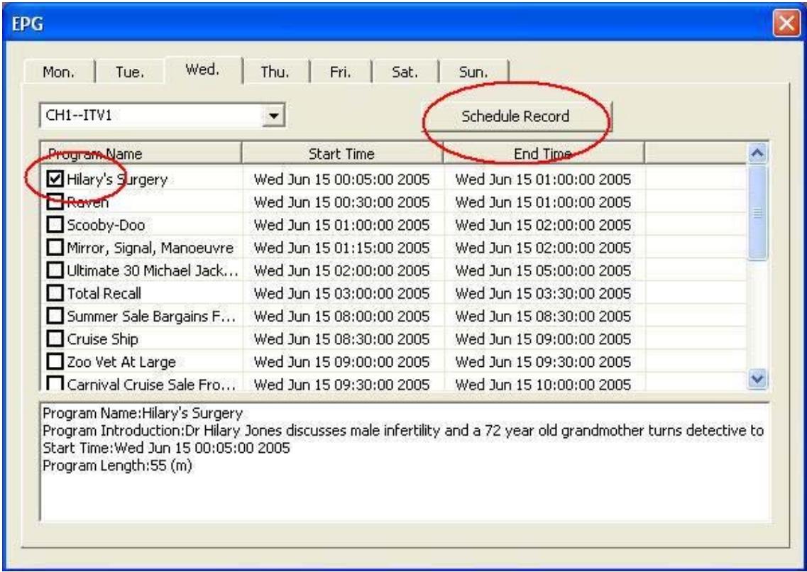 GENIUS TVGO DVB-T02Q MCE - Electronic Program Guide - 2