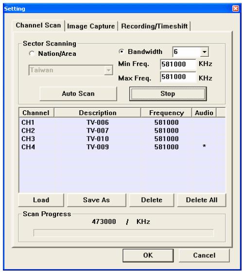 GENIUS TVGO DVB-T02Q MCE - Scan channels by single frequency - 1