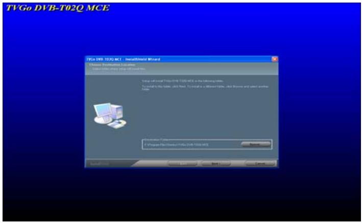 GENIUS TVGO DVB-T02Q MCE - Software installation - 6