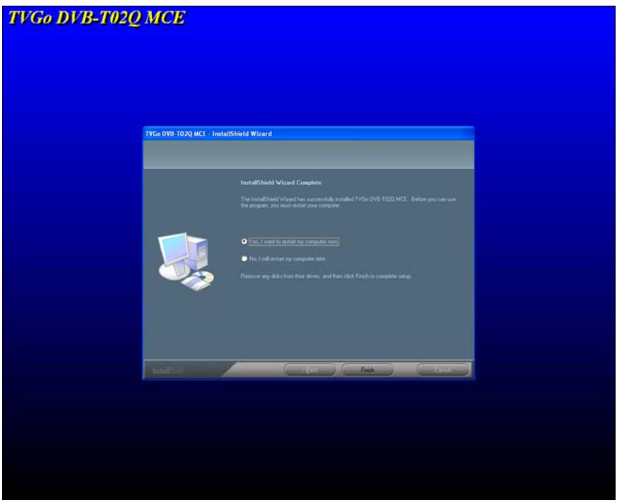 GENIUS TVGO DVB-T02Q MCE - Software installation - 11