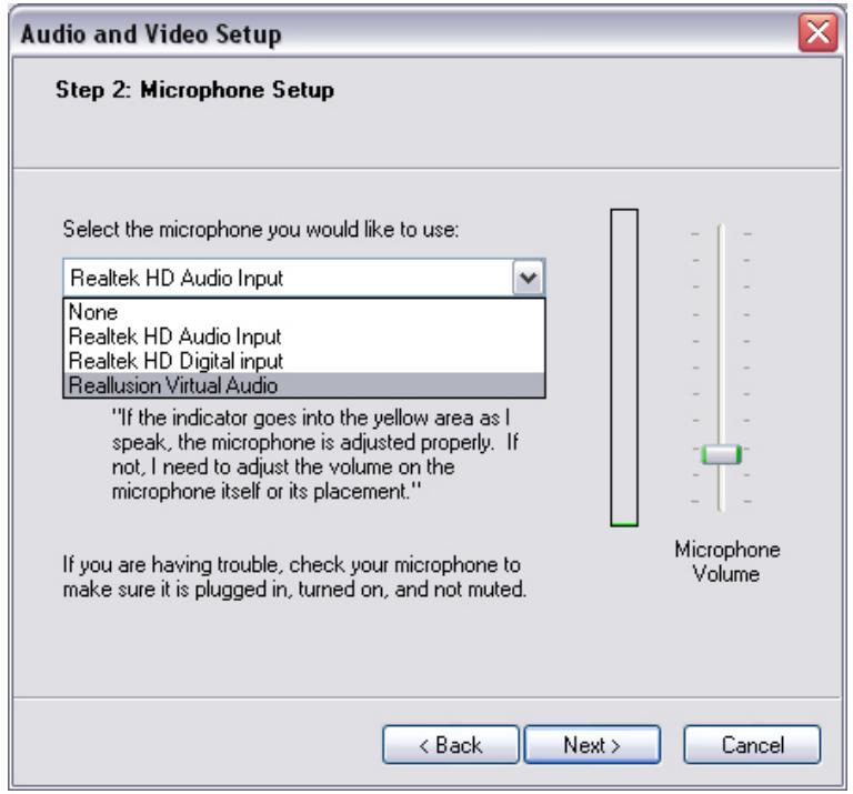 GENIUS FACECAM 310 - In Step 1, leave the dropdown list unchanged and click Next button. - 2