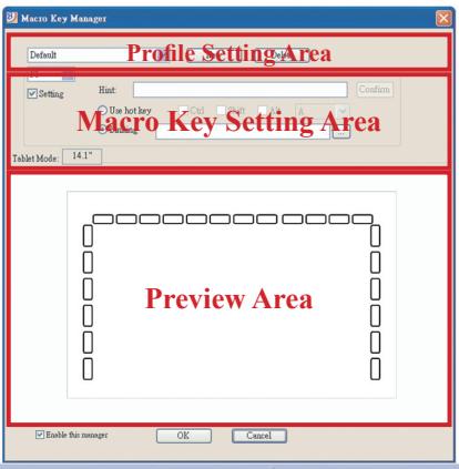 GENIUS G-PEN M712X - Macro Key Manager Control Panel Introduction - 1