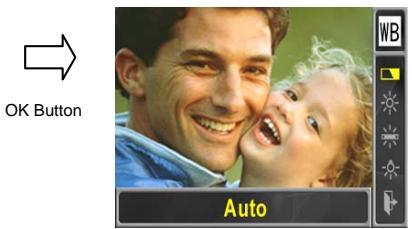 GENIUS G-SHOT HD500 - To change White Balance Setting: - 2