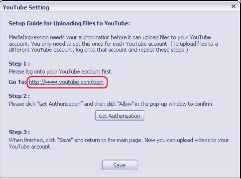 GENIUS G-SHOT HD520 - Uploading Video Files to YouTube - 3