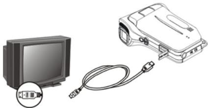 GENIUS G-SHOT HD520 - Connecting to a high-definition TV - 1