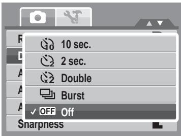 GENIUS G-SHOT V1010 - To set the Drive Mode - 2