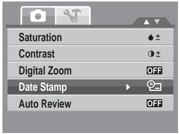 GENIUS G-SHOT V1010 - To set Date Stamp - 1