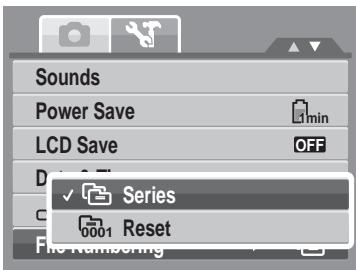 GENIUS G-SHOT V1010 - Setting File Numbering - 5