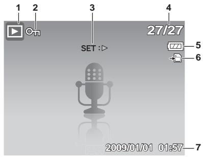 GENIUS G-SHOT V1010 - Playback Mode Screen Layout - 4