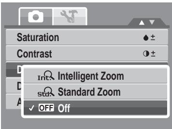 GENIUS G-SHOT V1010 - Setting the Digital Zoom - 2