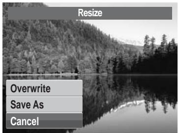 GENIUS G-SHOT V1010 - To resize an image: - 2