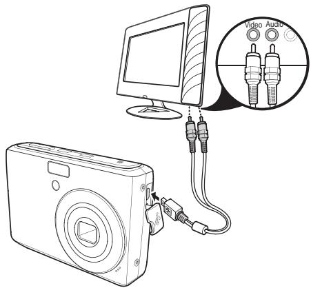 GENIUS G-SHOT V1010 - Connecting the Camera a PC - 1