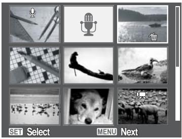 GENIUS G-SHOT V1010 - To delete all files: - 1