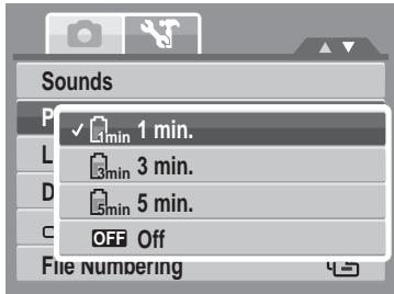 GENIUS G-SHOT V1010 - Setting LCD Save - 1