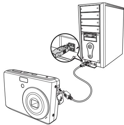GENIUS G-SHOT V1010 - Connecting the Camera a PC - 2