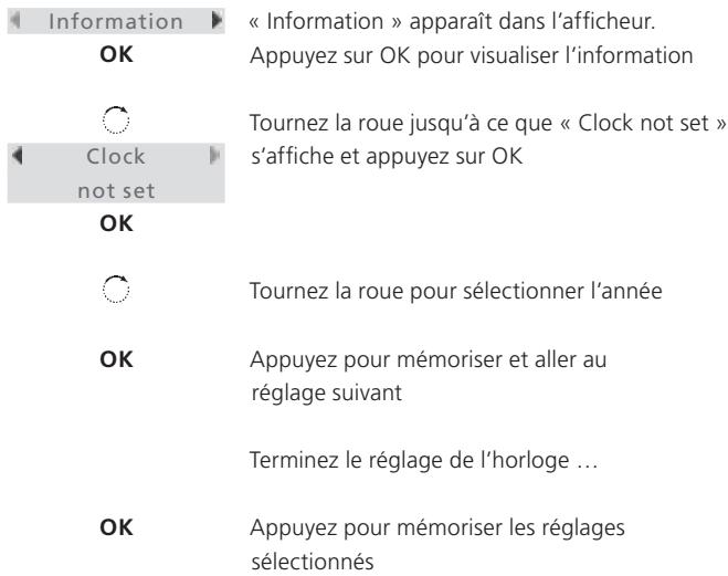 BANG & OLUFSEN BANG & OLUFSEN BEOCOM 4 - Régler l'heure et la date - 1