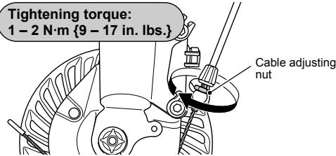 SHIMANO BR-IM86-F - Adjusting the brake cable - 4