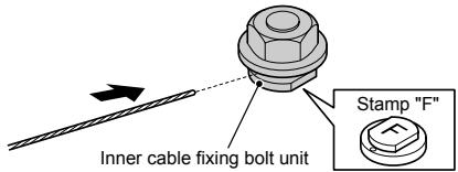 SHIMANO BR-IM86-F - Installing the brake cable - 2