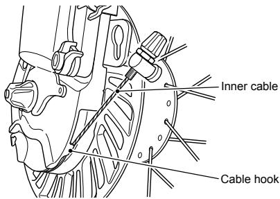 SHIMANO BR-IM86-F - Installing the brake cable - 7