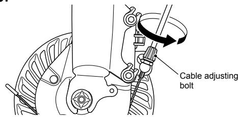 SHIMANO BR-IM86-F - Installing the brake cable - 10