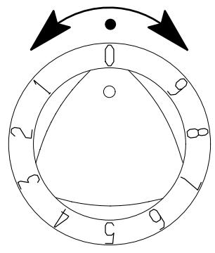THERMA EHB4 SW - Commutateur pour vitrocéramique à deux cercles - 4