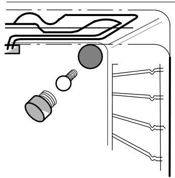 THERMA EHB4ZR SW - L'éclairage du four - échange des ampoules - 4