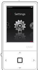 IRIVER E100 - Settings - 1