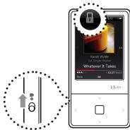 IRIVER E100 - Using HOLD - 1