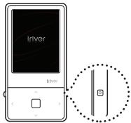 IRIVER E100 - Turning on the product - 1
