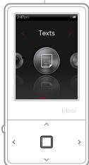 IRIVER E100 - Texts - 1